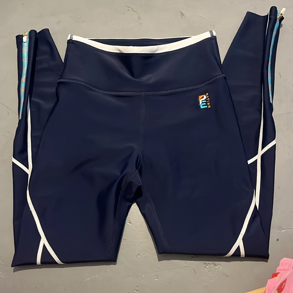 P.E Nation Navy and White Activewear SetXS - Picture 7 of 10